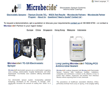 Tablet Screenshot of microbecide.com